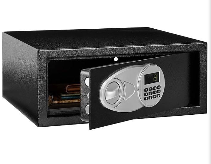 AMAZON BASICS Steel Security Safe with Digital Keypad