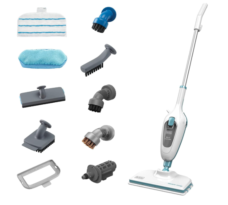 PRE-ORDER ITEM : BLACK+DECKER Steam Mop, 1300W, 350ml Capacity