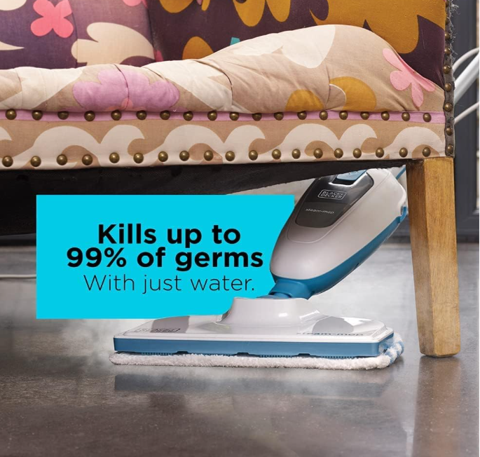 PRE-ORDER ITEM : BLACK+DECKER Steam Mop, 1300W, 350ml Capacity
