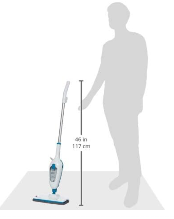 PRE-ORDER ITEM : BLACK+DECKER Steam Mop, 1300W, 350ml Capacity