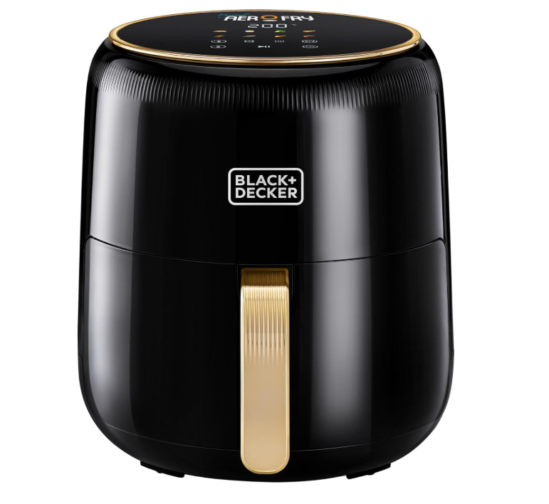 BLACK+DECKER 8-in-1 Digital Air Fryer, 4.5L Non-Stick Basket, 1500W