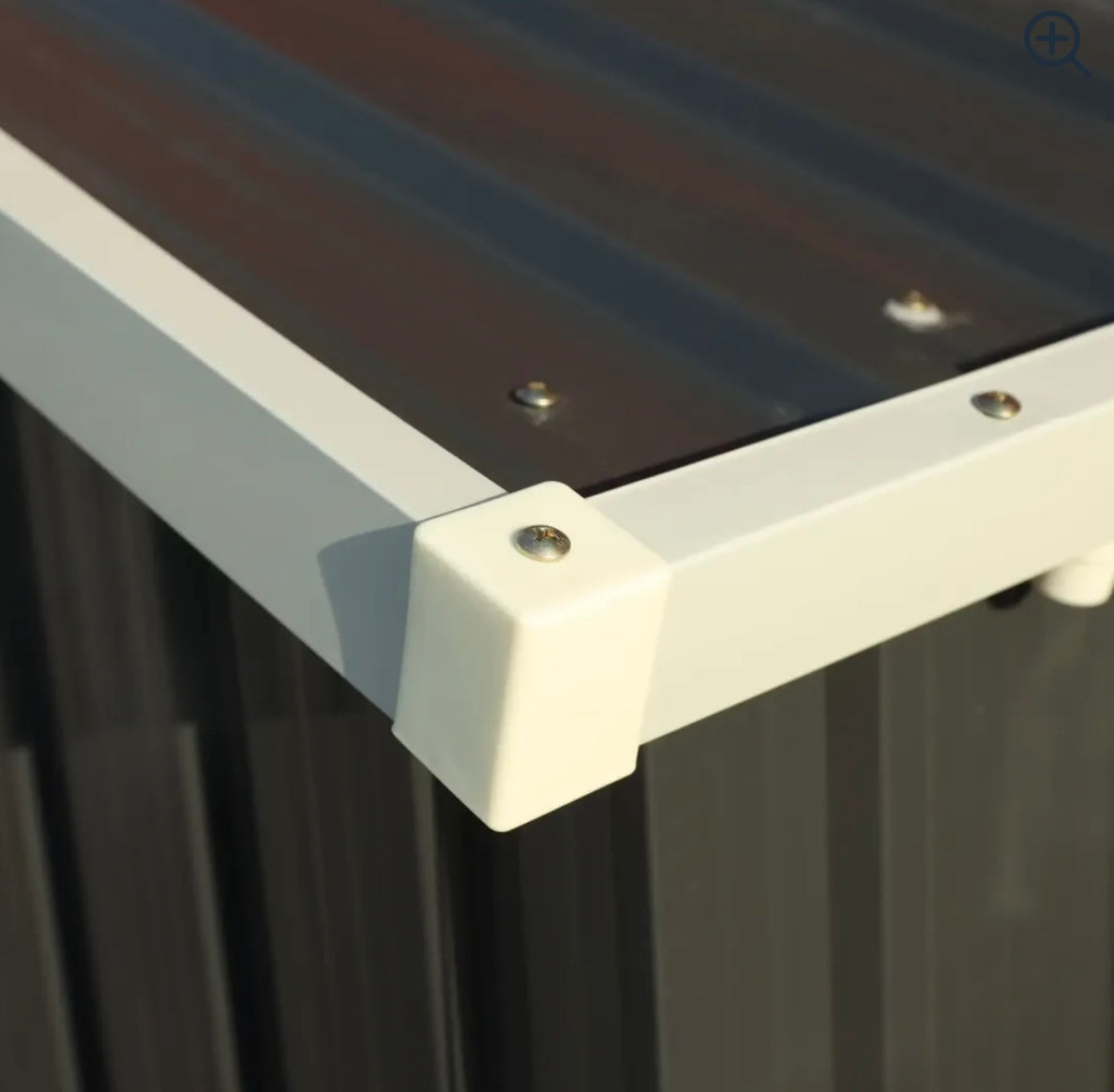 Blooma Metal Apex Roof Shed (226.3 x 269.1 x 172 cm)