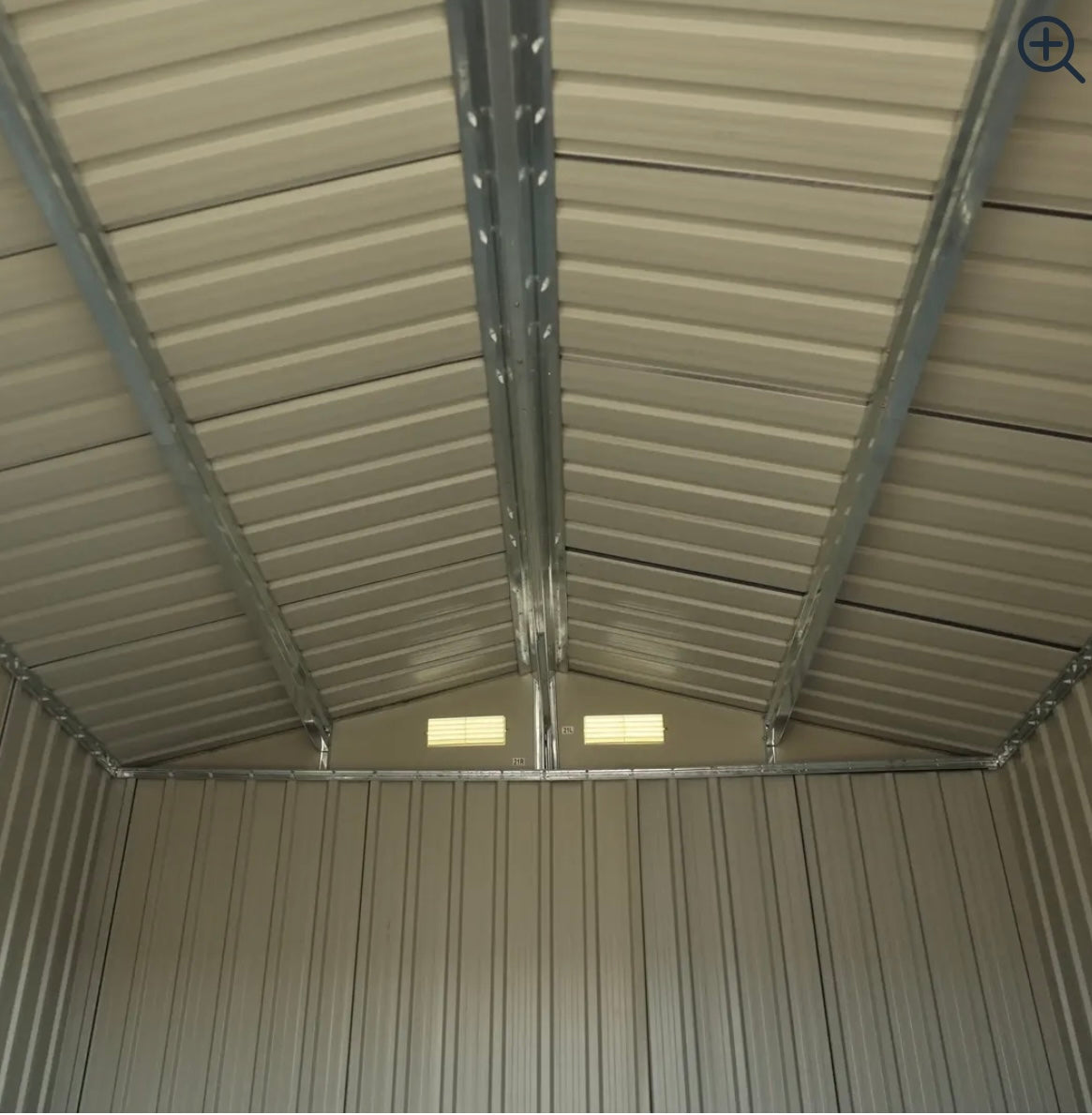 Blooma Metal Apex Roof Shed (226.3 x 269.1 x 172 cm)