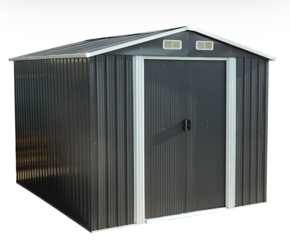 Blooma Metal Apex Roof Shed (226.3 x 269.1 x 172 cm)