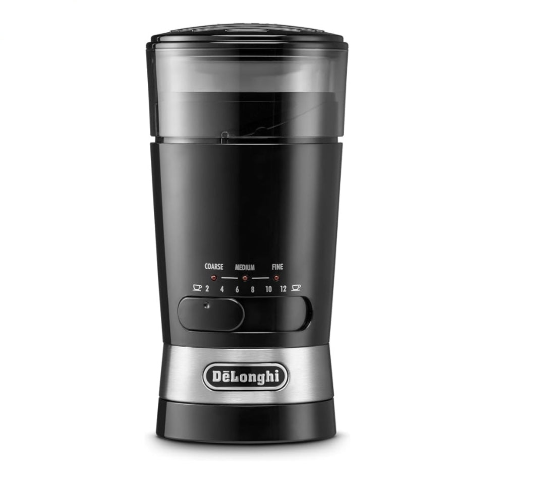 De'Longhi Electric Coffee Grinder, Stainless Steel Blade