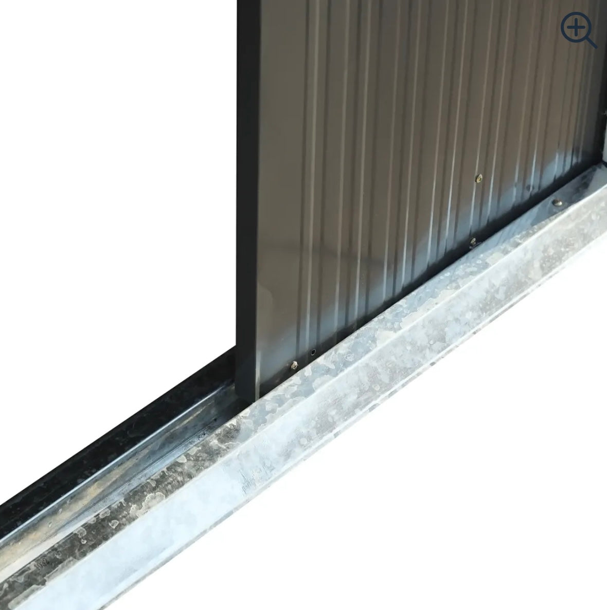 GoodHome Metal Apex Shed W/Double Sliding Door (3.67 x 3.22 x 2.17 m)