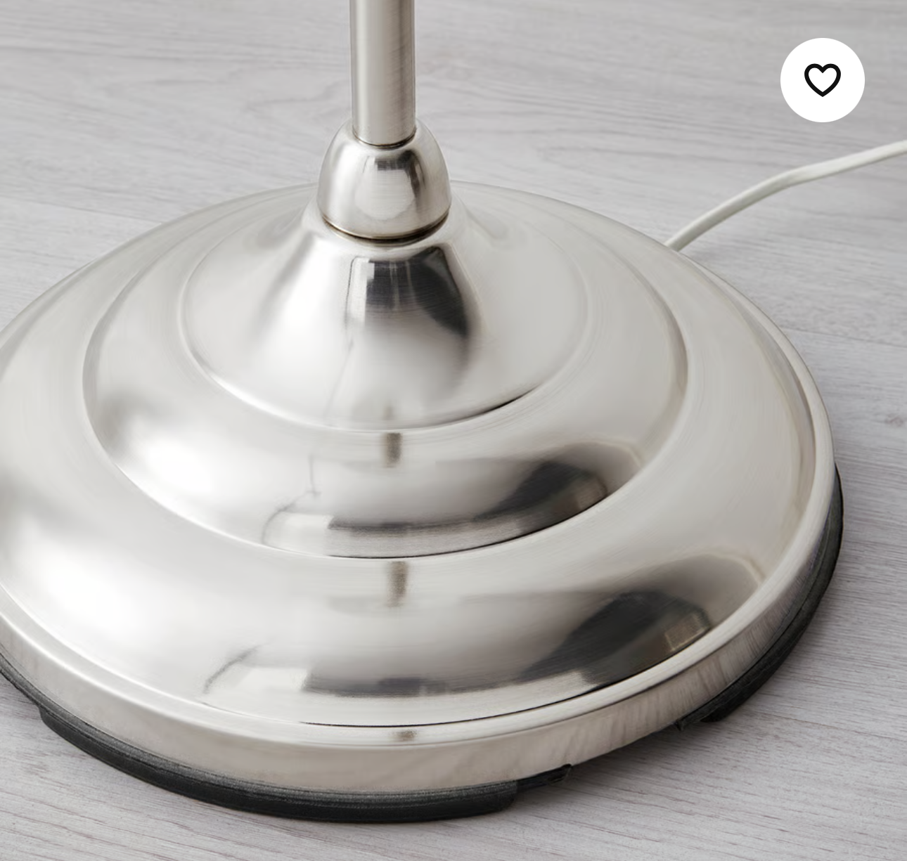 IKEA ÅRSTID Floor lamp, brass/white