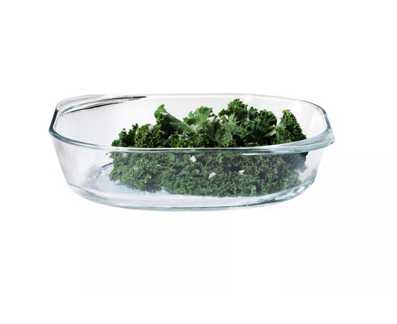 IKEA FÖLJSAM Baking dish, clear glass, 24.5x24.5 cm (9 ¾x9 ¾ ")