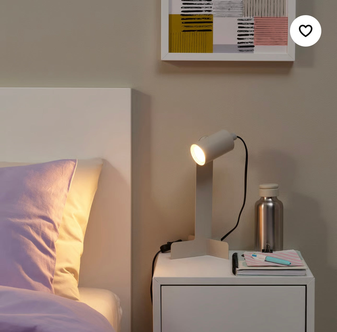 IKEA FLOTTILJ Desk lamp, beige