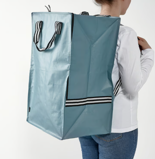IKEA GÖRSNYGG Bag, blue, 40x30x60 cm/72 l