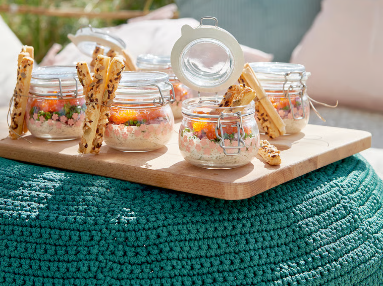 IKEA KORKEN Jar with lid, clear glass, 13 cl (4 oz)