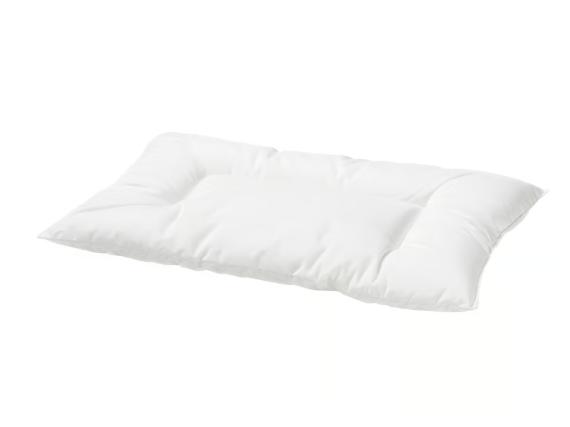 IKEA LEN Crib pillow, white, 35x55 cm (14x22 ")