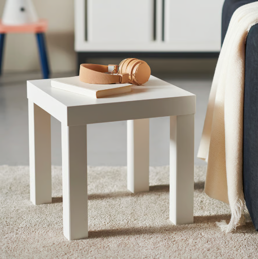 IKEA LACK Side table, white, 35x35 cm (13 3/4x13 3/4 ")