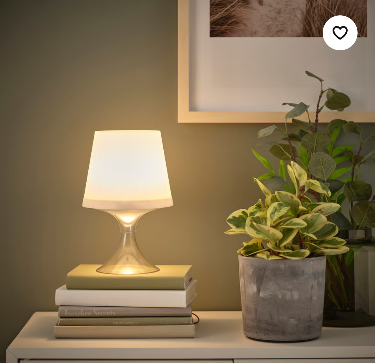 IKEA LAMPAN Table lamp, white, 29 cm (11 ")