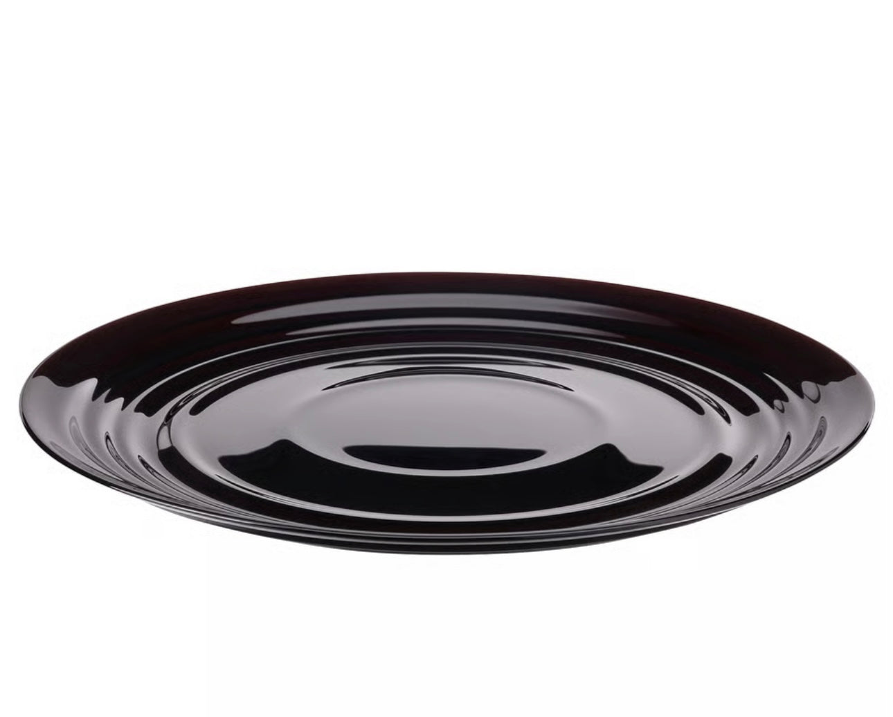 IKEA NÄTBARB Plate, black, 24 cm (9 ½ ")