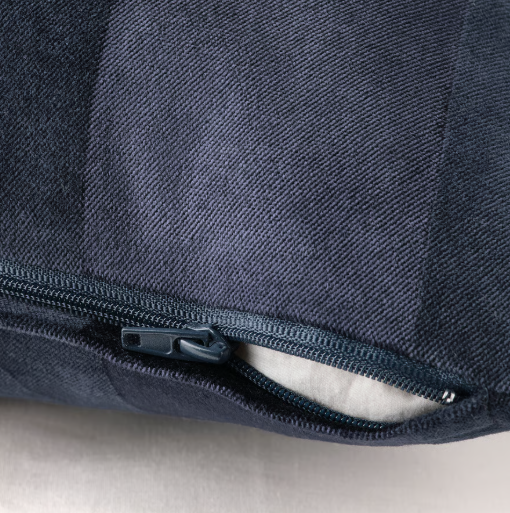 IKEA PIPRANKA Cushion cover, dark blue, 50x50 cm (20x20 ")