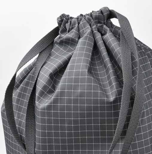 IKEA RENSARE Bag, check pattern/black, 30x40 cm/8 l (11 ¾x15 ¾ "/2 gallon)