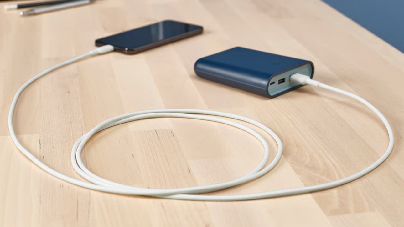 IKEA SITTBRUNN USB-A to USB-C, white, 2 m (78 ¾ ")