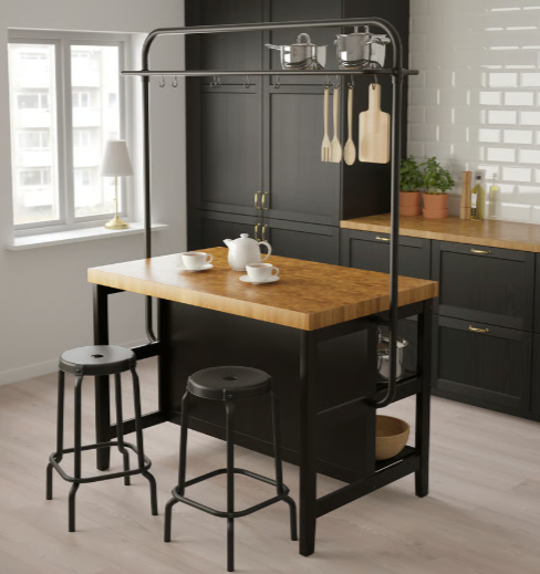Bar stool can be added on. Available 4 units of Raskog Bar Stool At 2,500 pesos each (Discontinued item)