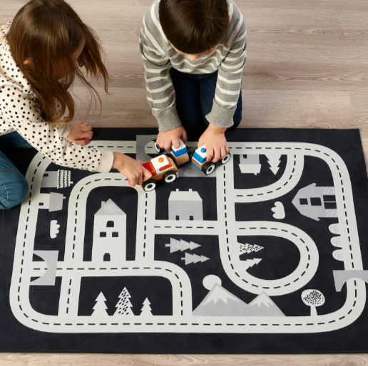 IKEA MARKKRYPARE Rug, dark gray, 74x100 cm (2 ' 5 "x3 ' 3 ")
