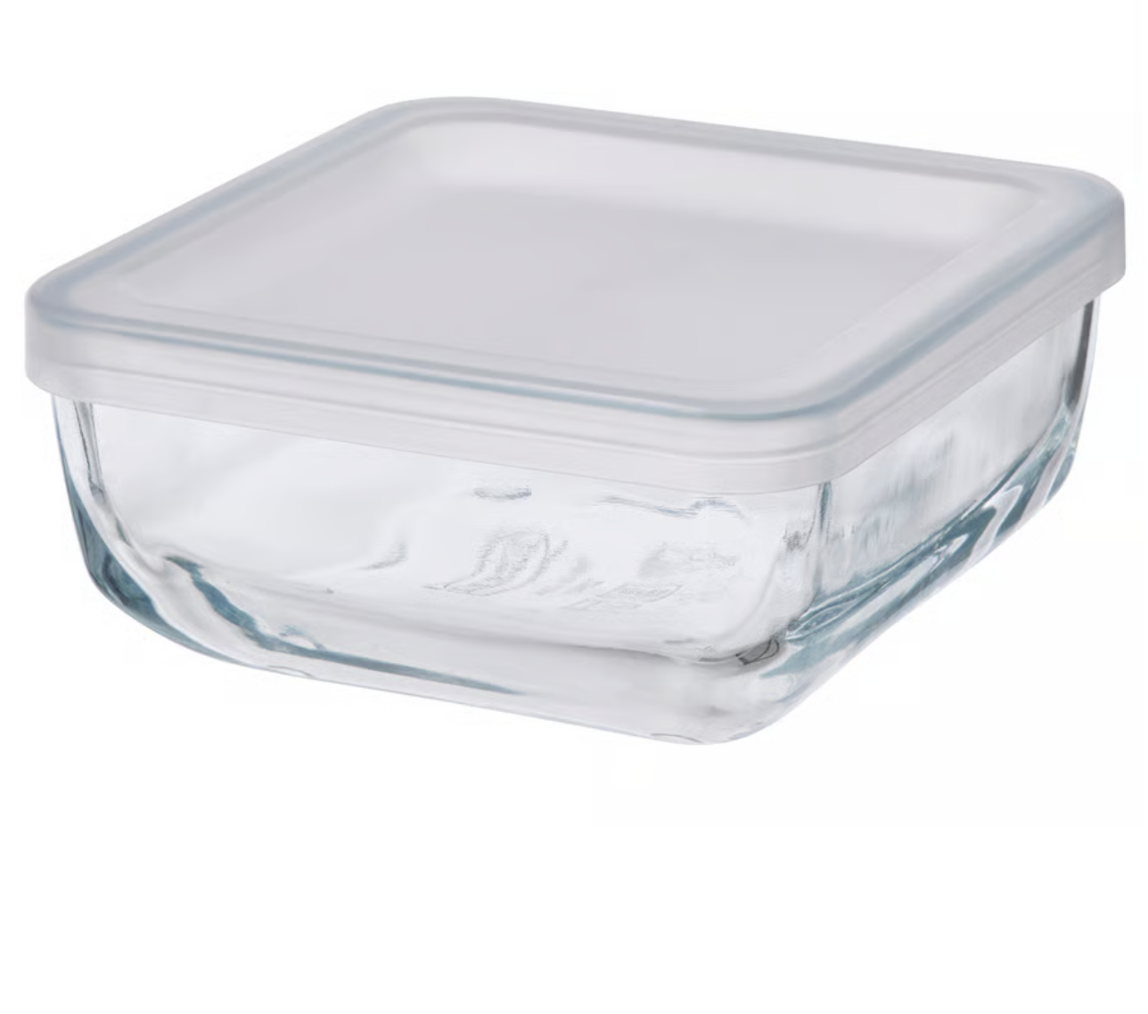 IKEA BESTÄMMA Food container with lid, glass, 0.5 l (17 oz)