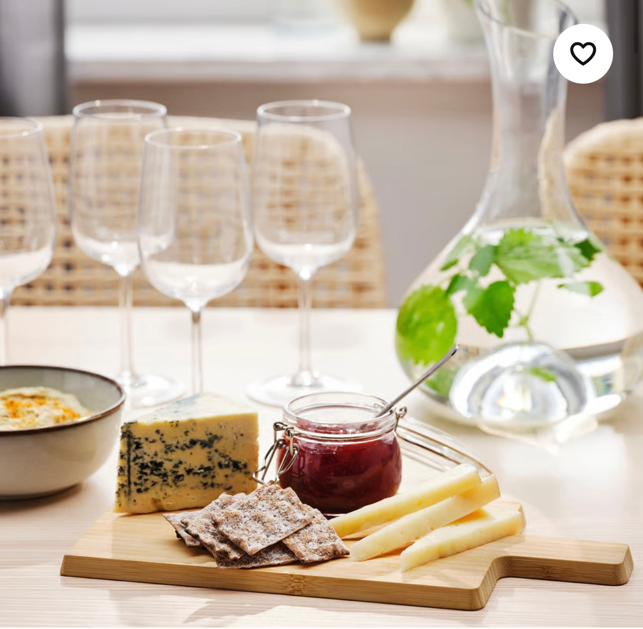 IKEA APTITLIG Cutting board, bamboo, 31x15 cm (12 ¼x6 ")