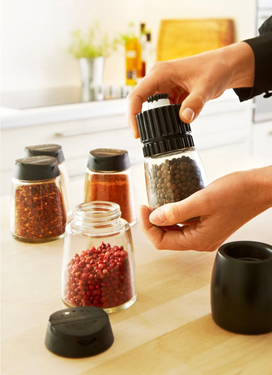 IKEA 365+ IHÄRDIG Spice mill, black, 12.5 cm (5 ")