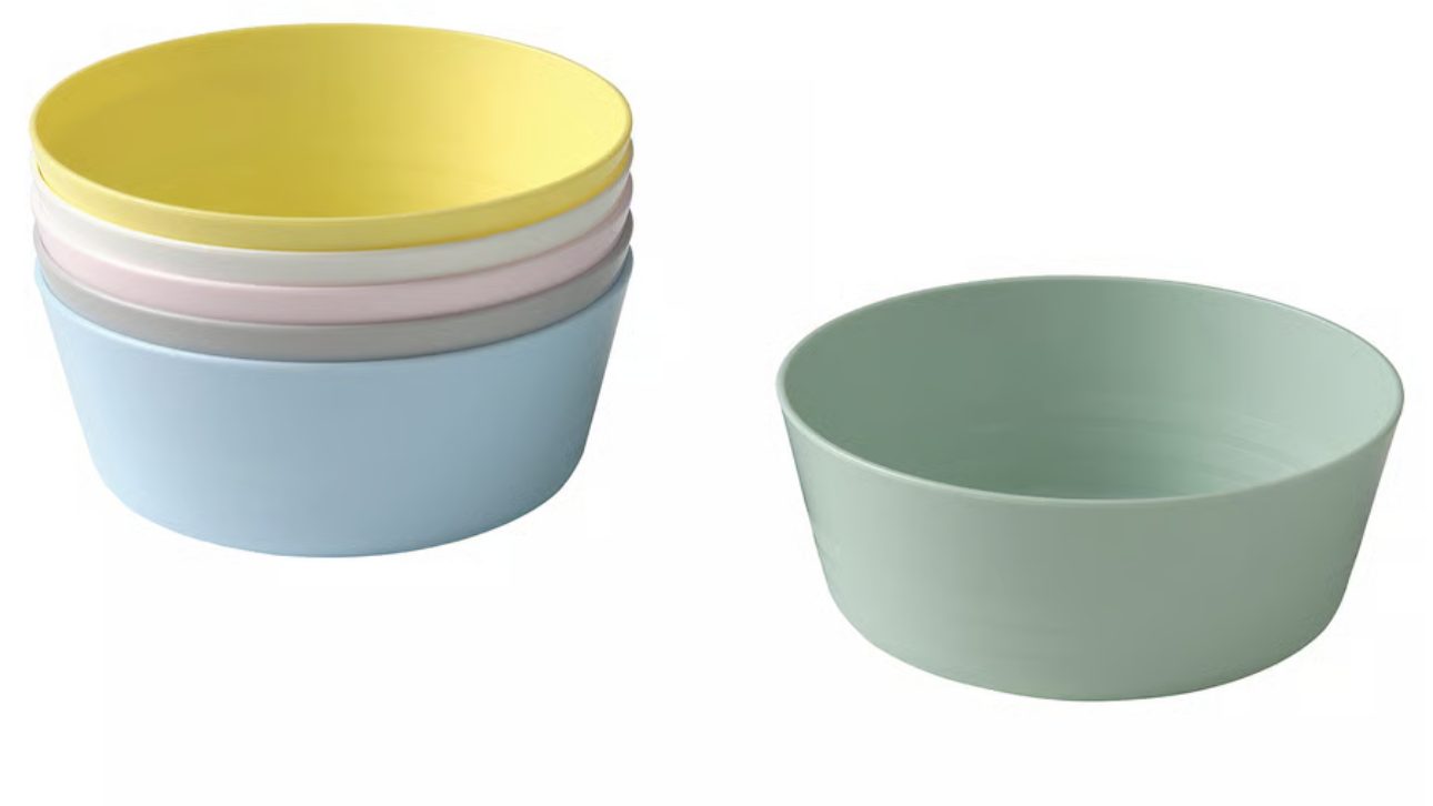 IKEA KALAS Bowl, mixed colors