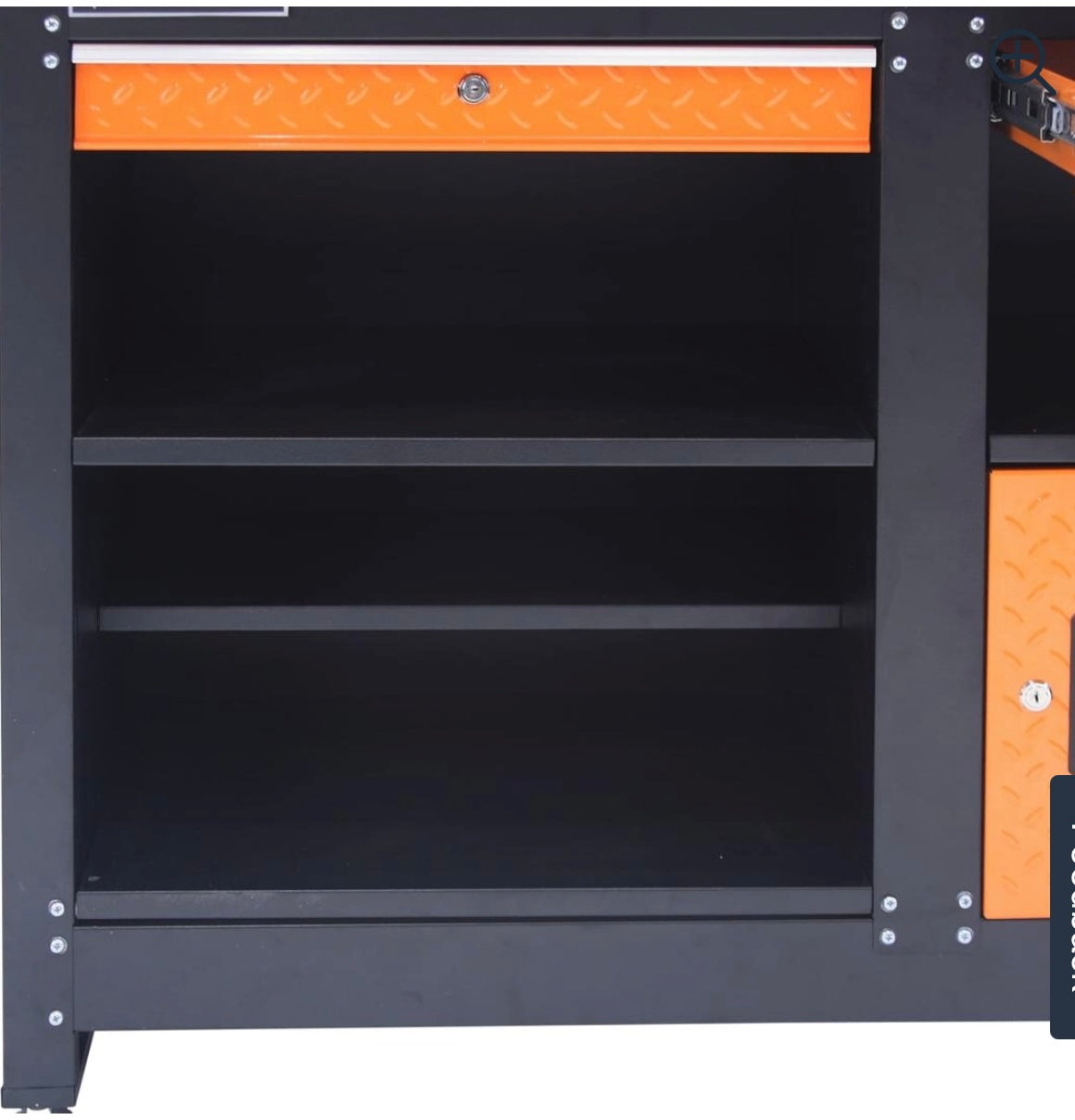 Magnusson Steel Fixed Work Bench W/Drawers (160 x 60 cm)