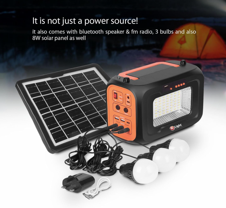 MR. LIGHT Power Station And Solar Panel, Generator For Backup Power