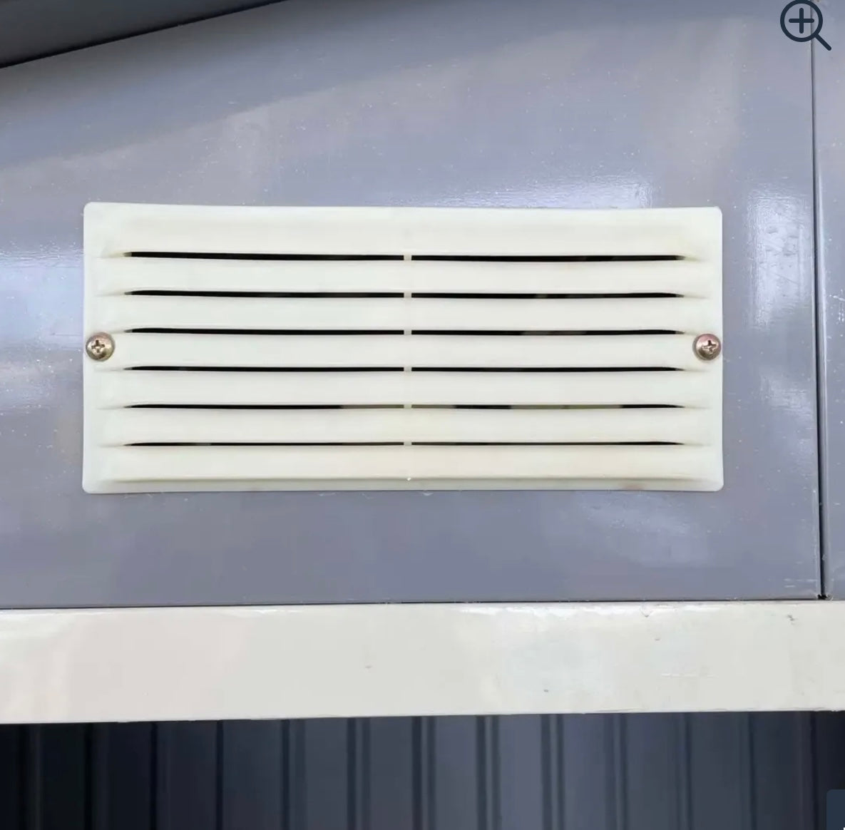 Galvanized Metal Shed (213 x 127 x 195 cm) from ACE