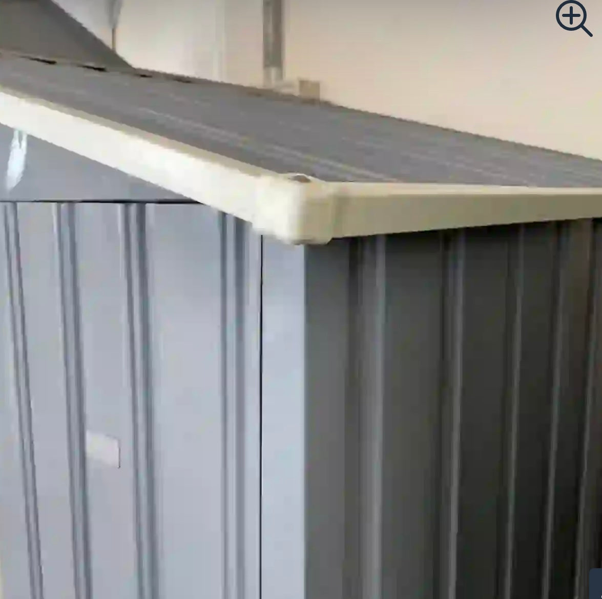 Galvanized Metal Shed (213 x 127 x 195 cm) from ACE