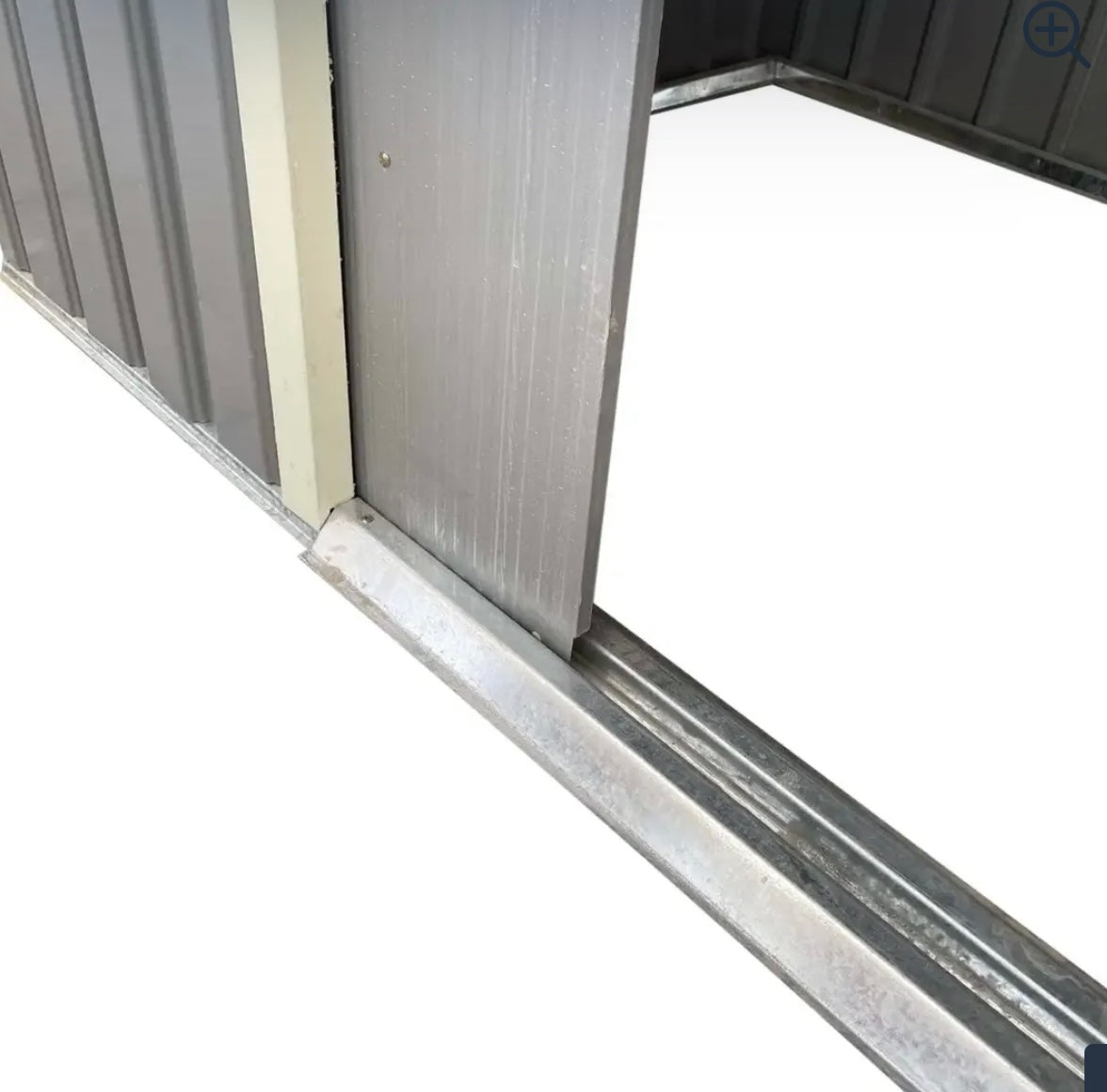 Galvanized Metal Shed (213 x 127 x 195 cm) from ACE