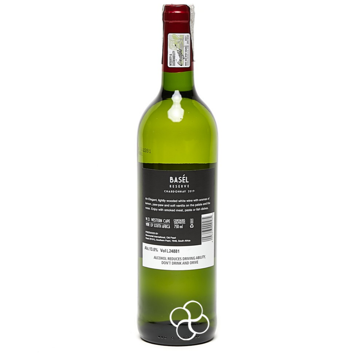 Basel Reserve Chardonnay White Wine 750mL