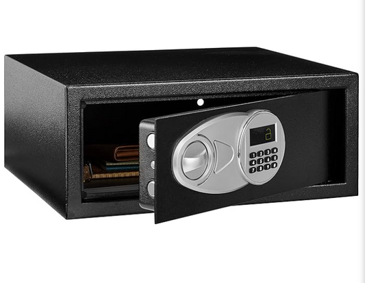 AMAZON BASICS Steel Security Safe with Digital Keypad