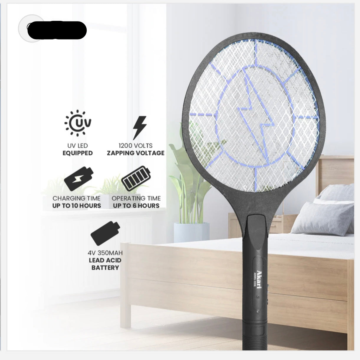 Akari Electric Mosquito Swatter (AEMKS-K006)