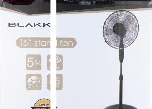 Blakk 16-inch Stand Fan BSPSF-16BLK