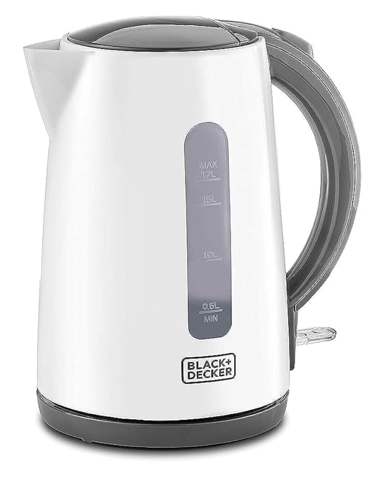 BLACK+DECKER Cordless Electric Kettle, 2200W, 1.7L Plastic