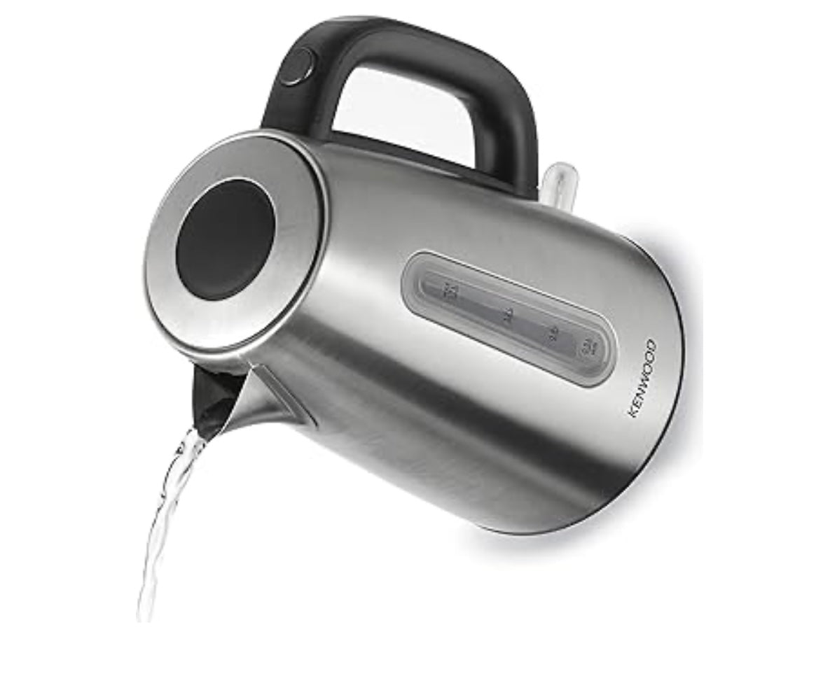 BLACK+DECKER Cordless Electric Kettle, 2200W Power, 1.7L Stainless Steel