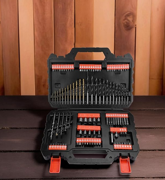 Black+Decker 109-Pieces Mixed Accessories Set Black A7200-Xj