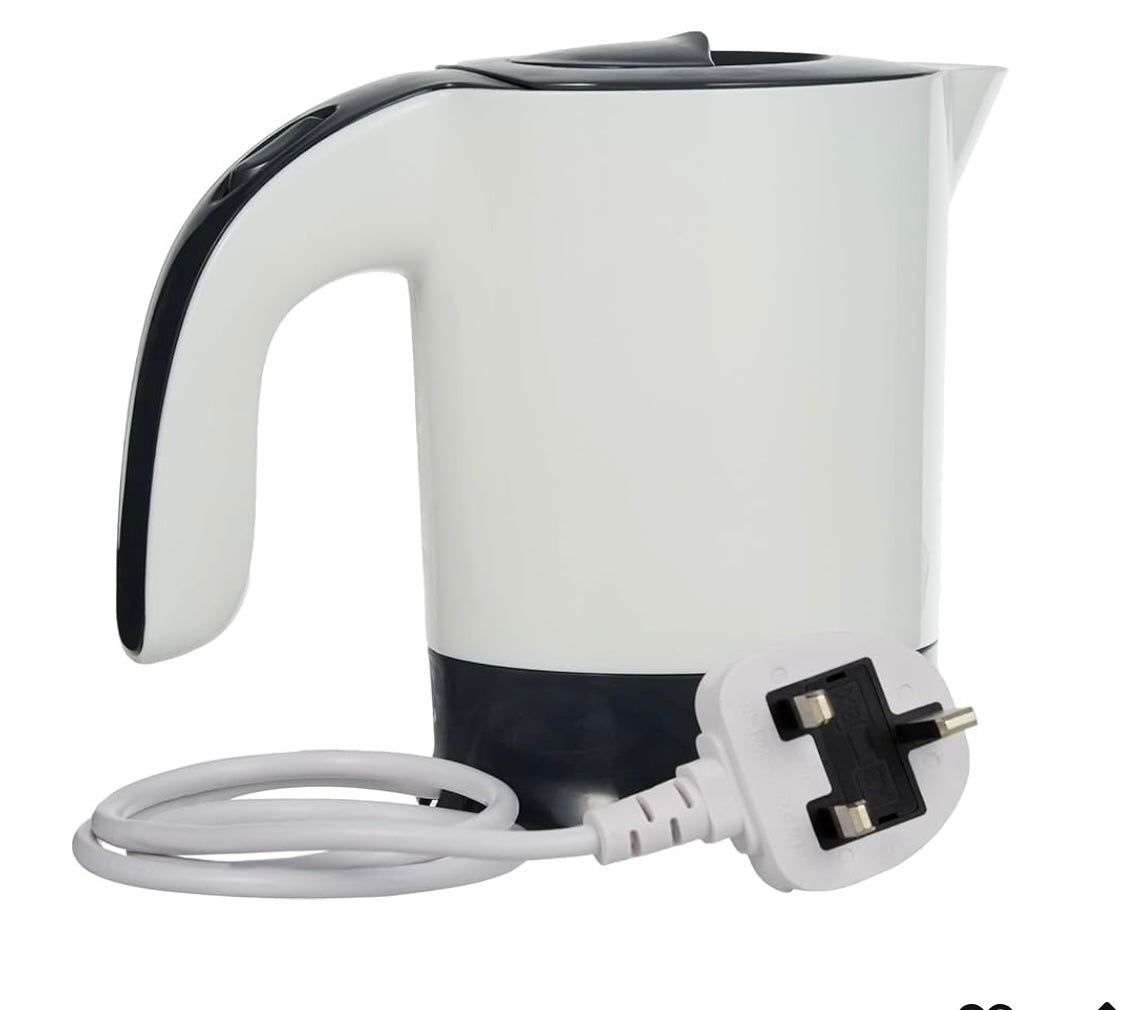 Black+Decker Travel Kettle, White - Tr250Ja