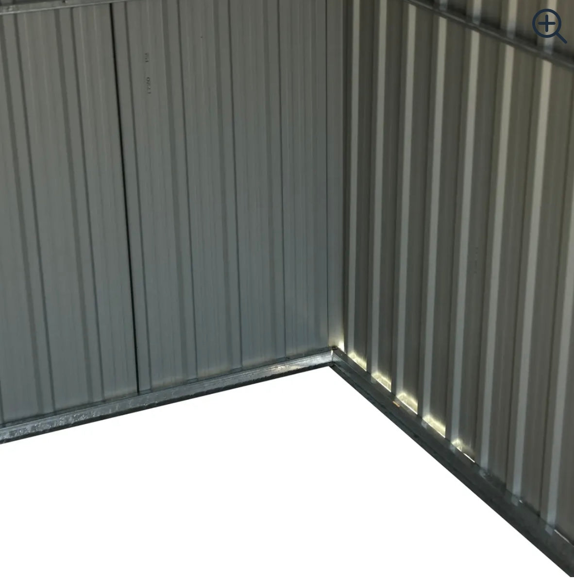 Blooma Metal Apex Roof Shed (226.3 x 269.1 x 172 cm)