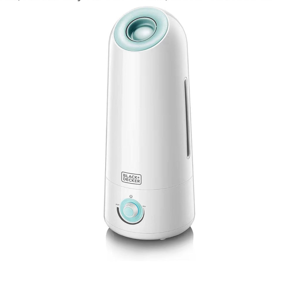 BLACK+DECKER Ultrasonic Air Humidifier, 25W, 5L Capacity, Covers 430 sqft