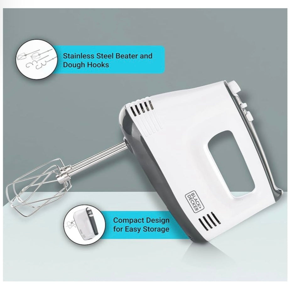 BLACK+DECKER 300W Hand Mixer