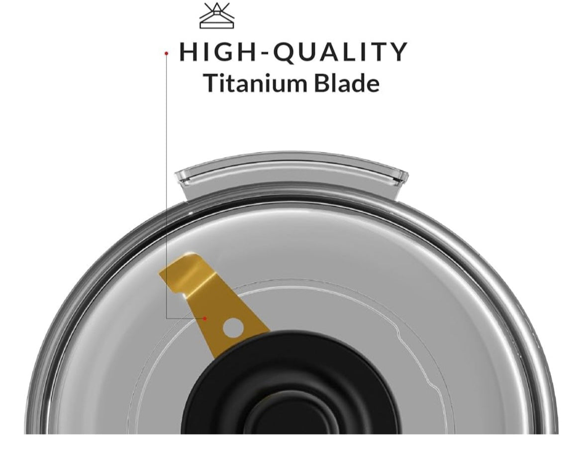 Feller Germany, Electric Coffee Grinder, 150W Premium Titanium-Coated Blade