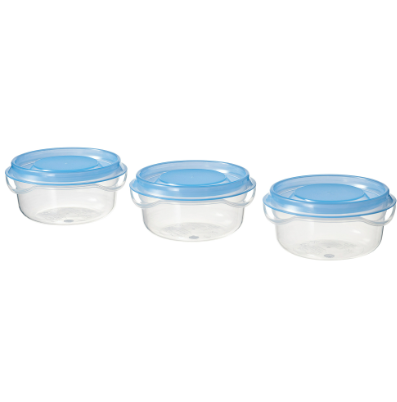IKEA PRUTA Food container with lid, blue, 70 ml (2 oz)