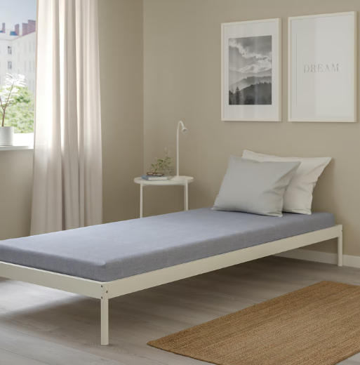 IKEA ÅGOTNES Foam mattress, firm/light blue, 80x200 cm (31 1/2x78 3/4 ")