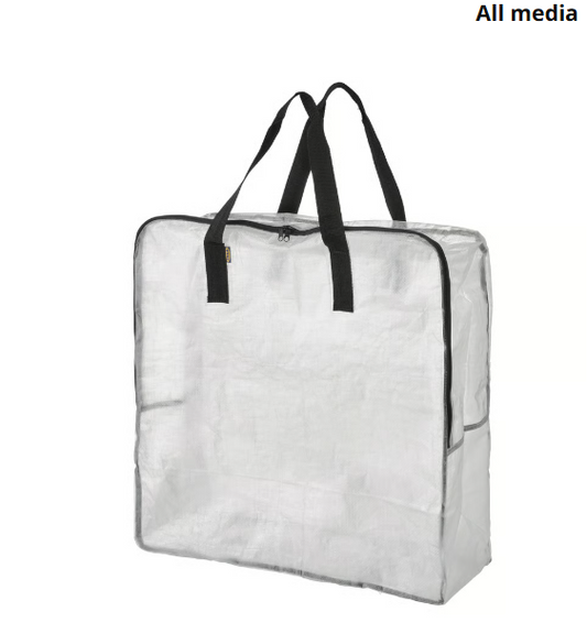 IKEA DIMPA Storage bag, clear, 65x22x65 cm (25 ½x8 ¾x25 ½ ")