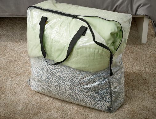 IKEA DIMPA Storage bag, clear, 65x22x65 cm (25 ½x8 ¾x25 ½ ")