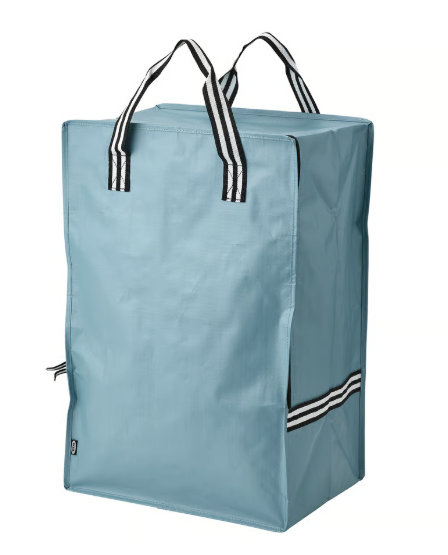 IKEA GÖRSNYGG Bag, blue, 40x30x60 cm/72 l